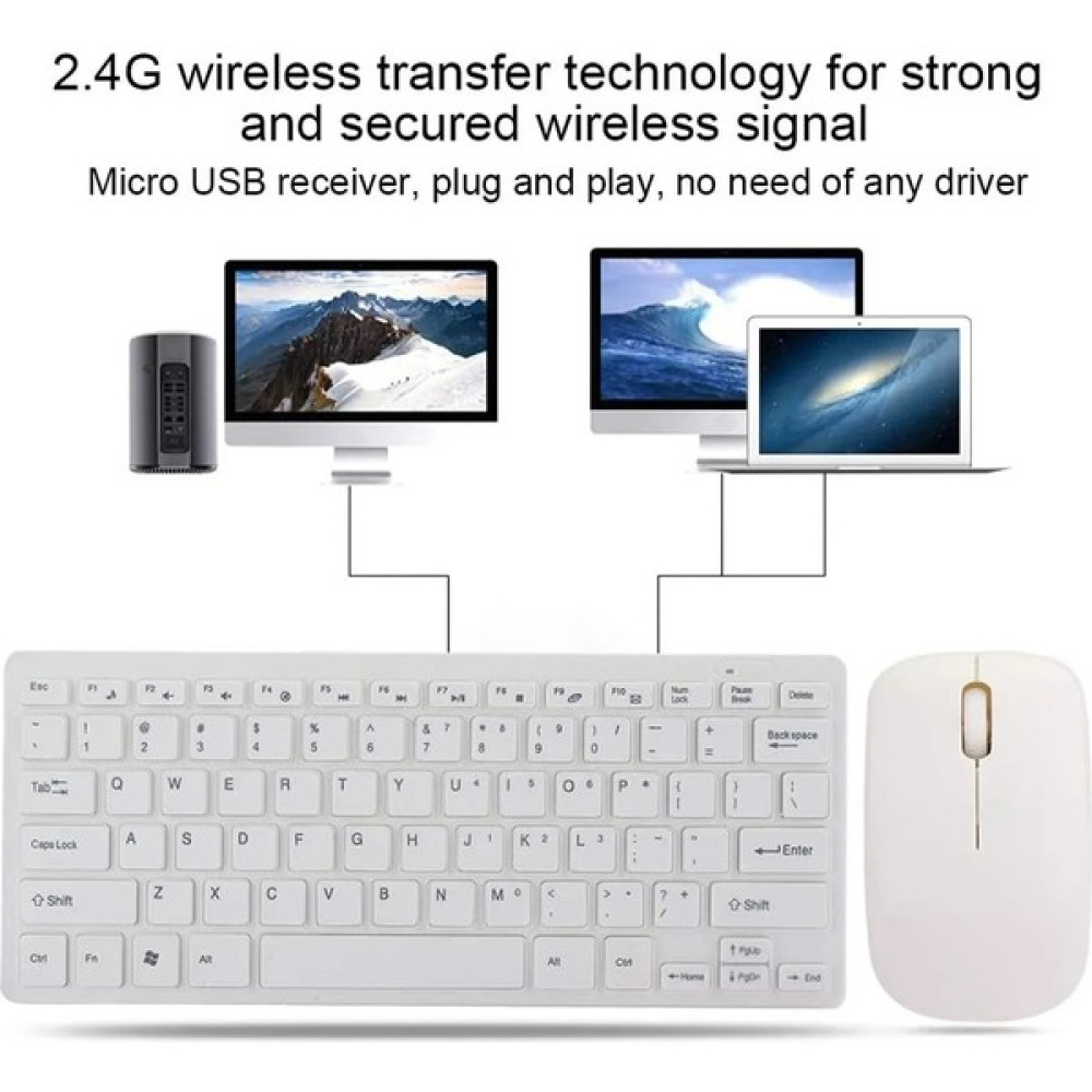 Teknobab Kablosuz Klavye Q Türkçe + Mouse Set 2.4 Ghz Wireless Klavye Mouse Seti Klavye - Mouse Fiyatı