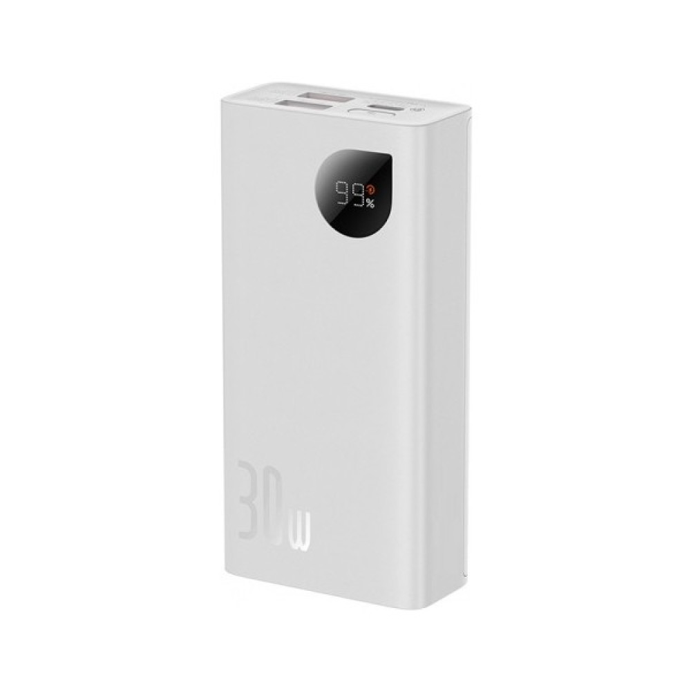 Teknoexpress 10000MAH 30W Ultra Hızlı Dijital Gösterge Hızlı Şarj Powerbank iPhone Huawei Xiaomi Samsung Oppo - Beyaz Taşınabilir Şarj Cihazı - Powerbank Fiyatı