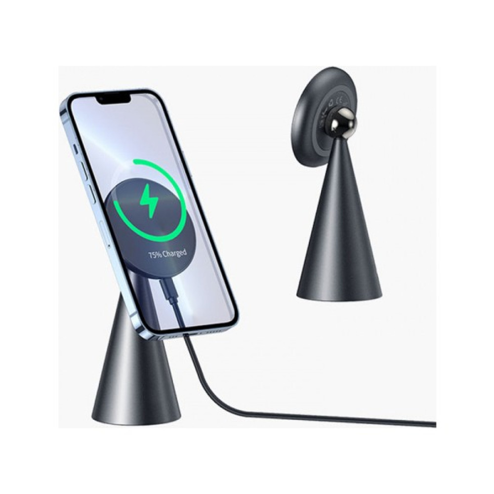 Teknoexpress M1 15W Masaüstü Kablosuz Şarj Standı IPHONE14-13-12-SAMSUNG-HUAWEI-XIAOMI Magsafe Uyumlu Manyetik Wireless Kablosuz Şarj Cihazı Aletia Cep Telefonu Şarj Cihazı Fiyatı