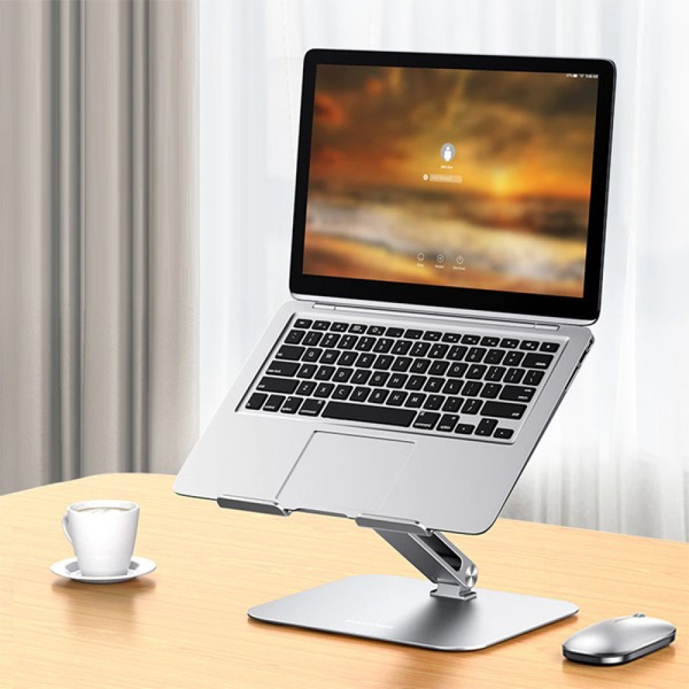 Teknoexpress M1 Pro Alüminyum Döner Stand Katlanır Lenovo Ideapad 14 Inç Uyumlu Laptop Altlığı Yükseltici - 17 - Gri Sehpa Fiyatı