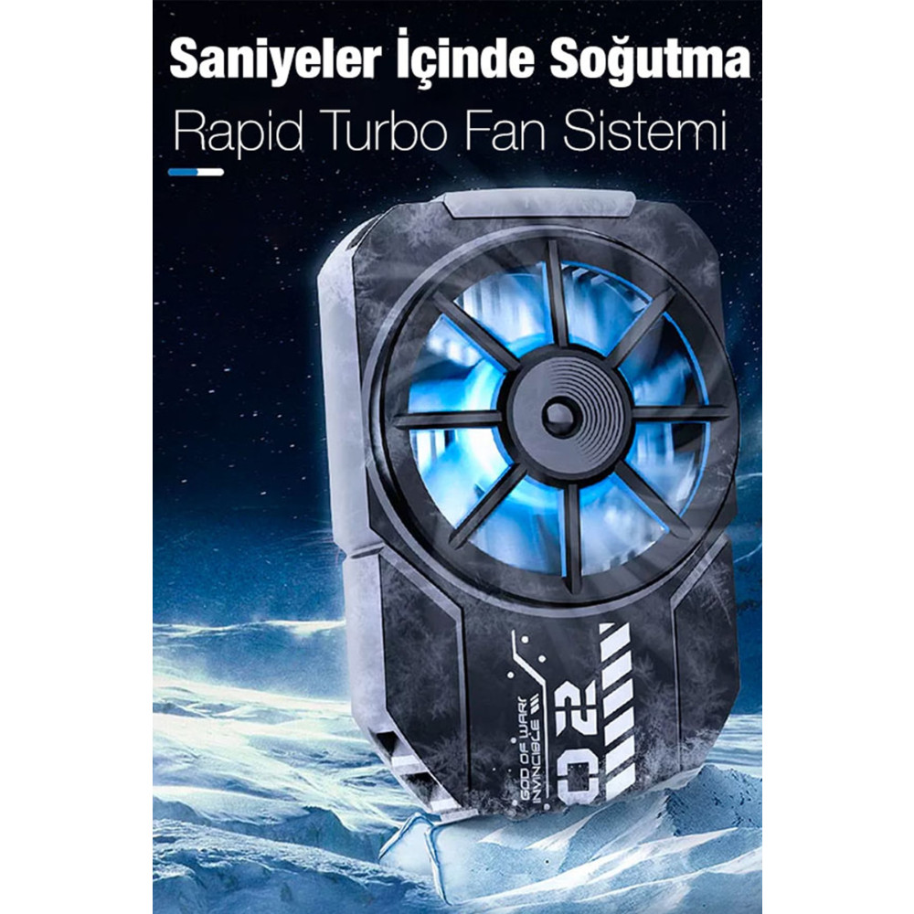 TeknoExpress S12 Pro Poco X3 Nfc Uyumlu Telefon Soğutucu Radyatör Hızlı Sessiz Soğutucu Fan Konsol Aksesuarları Fiyatı
