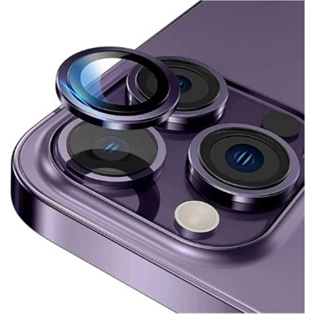 TeknoFark Iphone 14 Pro Max Kamera Koruyucu Lens Mercek Metal Çerçeveli Set Derin Mor Cep Telefonu Ekran Koruyucusu Fiyatı