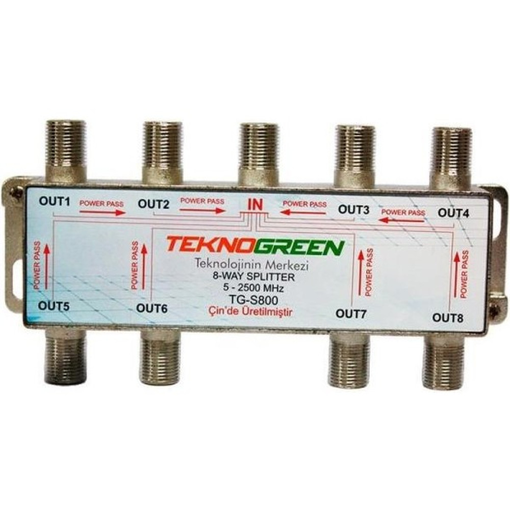 Teknogreen 5 - 2500MHZ 1 In 8 Out Splitter Oto Boyaları Fiyatı