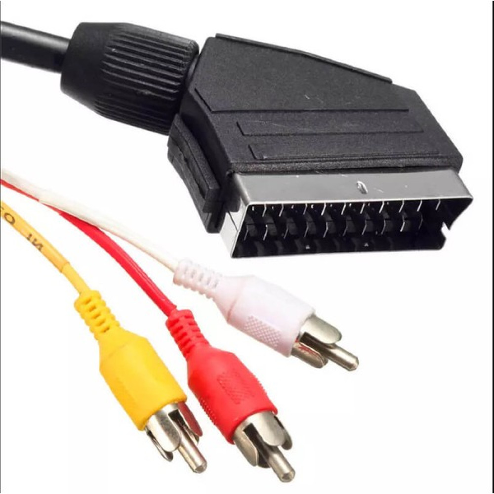 Teknogreen Scart To 3rca Görüntü Kablosu 1.2 M TKS-920 Oto Boyaları Fiyatı