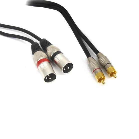 Teknogreen TKS-1105 2xXLR Erkek 2x3.5 mm Stereo Erkek 5 m Kablo Ses Kablosu Fiyatı