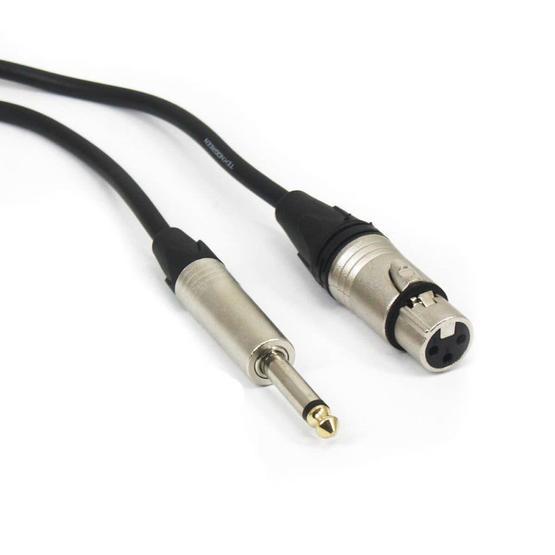 Teknogreen TKS-410 10 m XLR Dişi 6.3 mm Mono Erkek Kablo