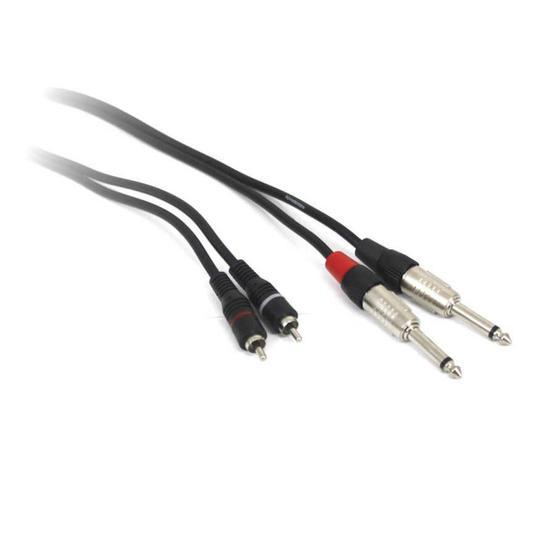 Teknogreen TKS-905 2x6.3 mm Mono Erkek 2xRca Erkek 5 m Kablo Ses Kablosu Fiyatı