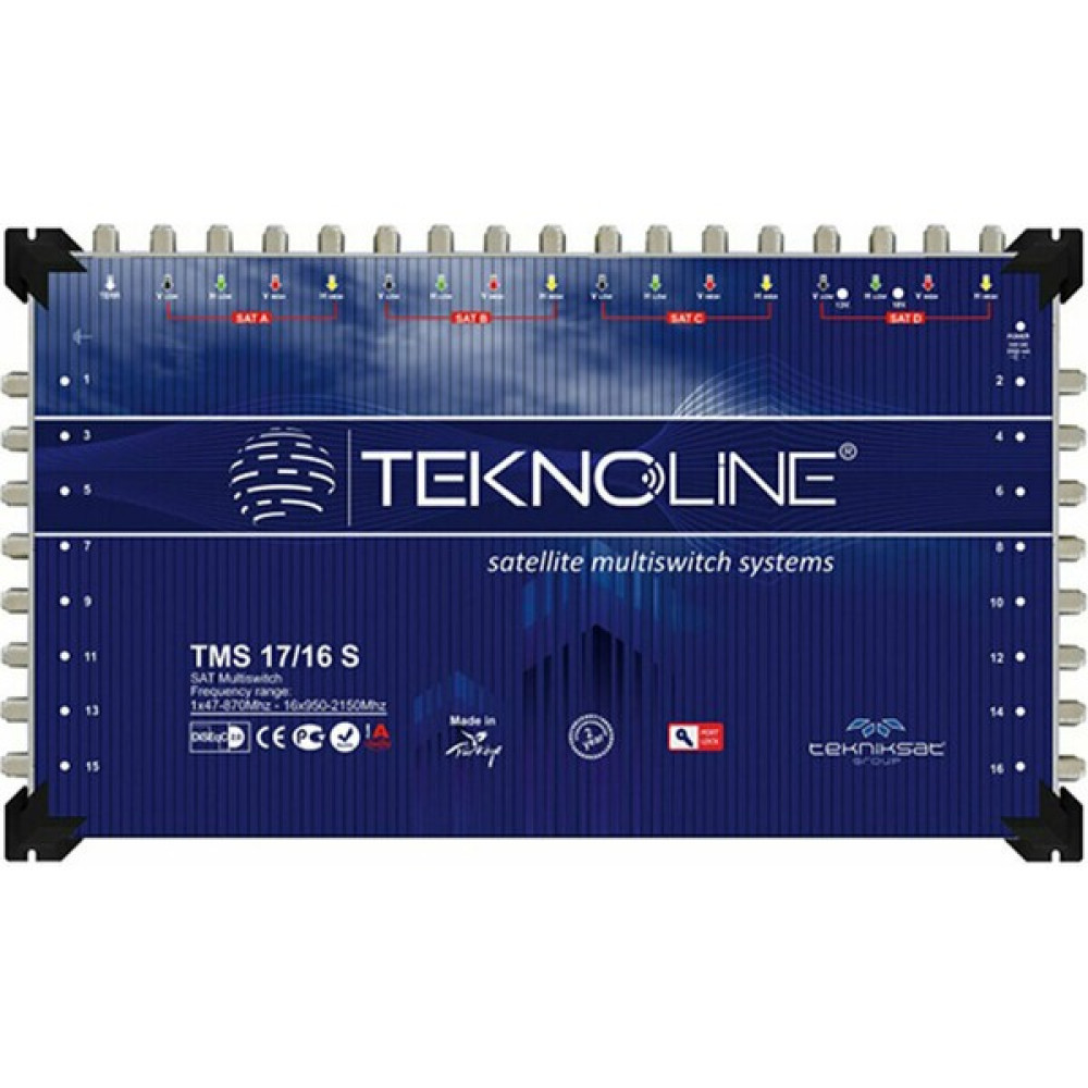 TEKNOLINE 17X16 SONLU MULTISWITCH UYDU DAĞITIM SANTRALI Oto Boyaları Fiyatı