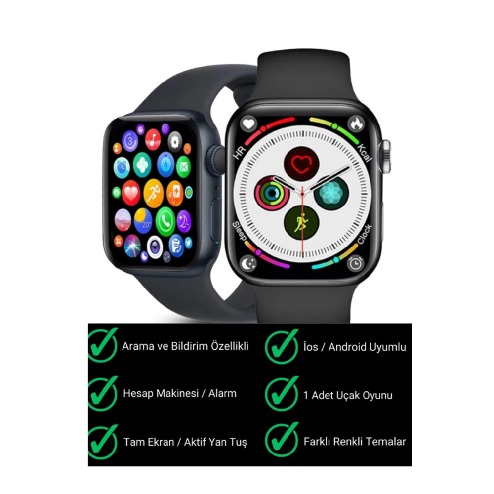 Teknoloji Gelsin T700S Hlwatch Pro Smart Watch Akıllı Saat Watch 7 45mm 1.8 inç Ekran Ios Android Uyumlu V5.2 Akıllı Saat Fiyatı