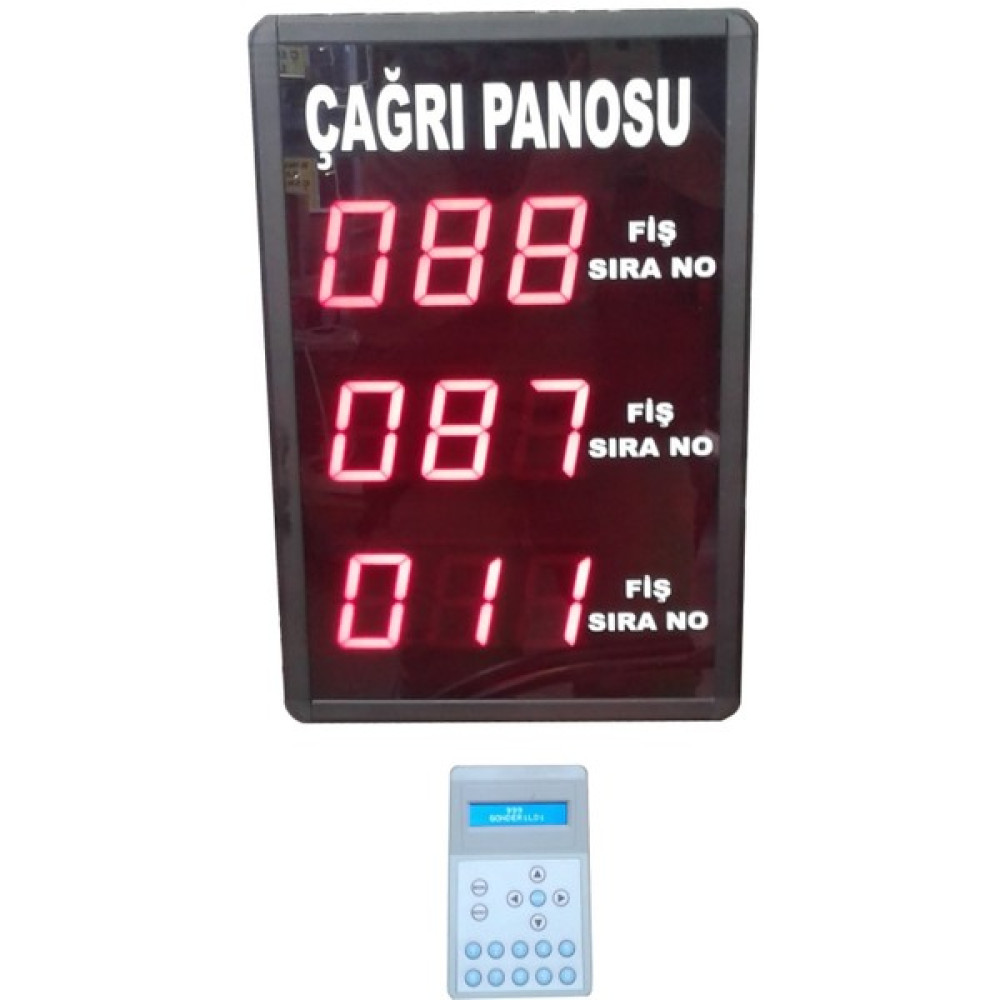 Teknomerkez Üç Sıra Fastfood Sıramatik (Numaratör) Elektrik ve Aydınlatma Fiyatı
