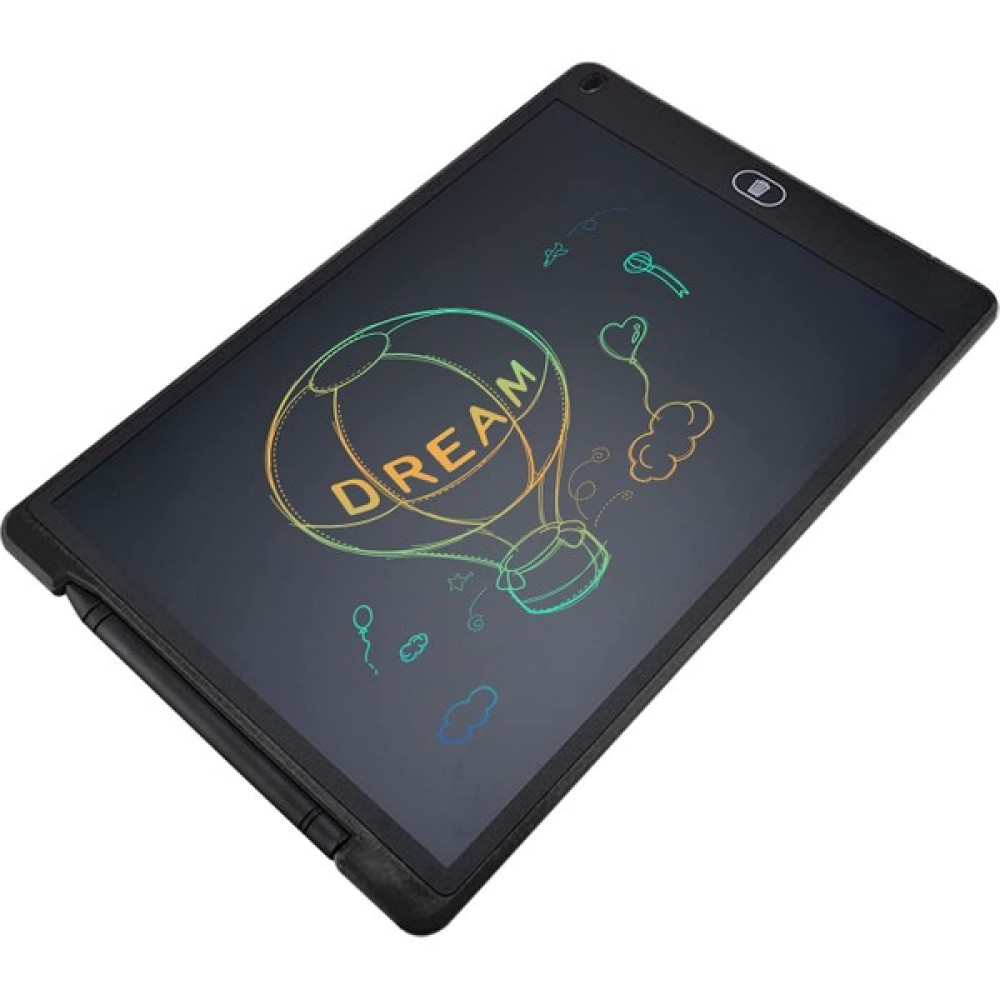 Teknomila 12" Büyük Boy Dijital Çocuk Yazı Tahtası Grafik Çizim ve Resim Tableti LCD-Renkli Yazar - Siyah Eğitici Oyuncak Fiyatı