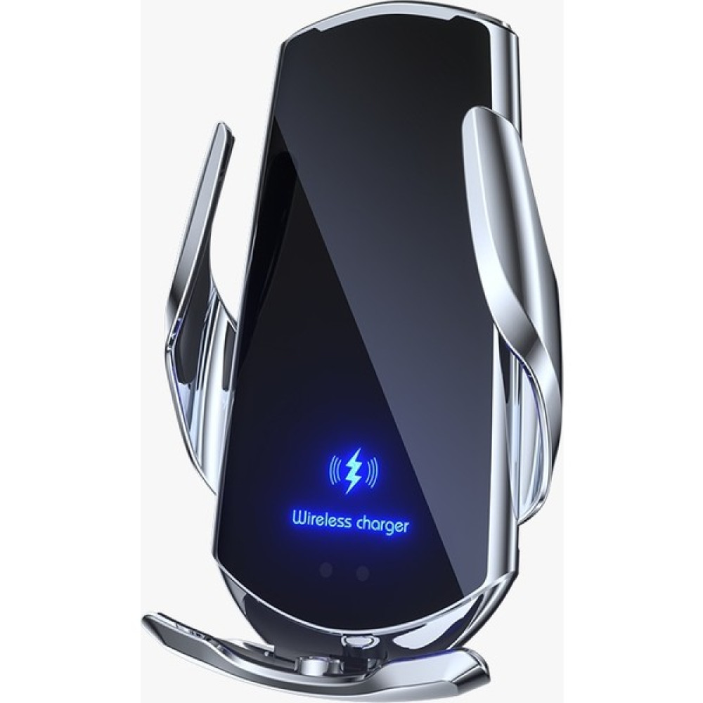 Teknomila Q3 Smart Sensör Wireless Sensörlü ve Kablosuz Telefon Şarjı ve Telefon Tutacağı Hem Şarj Hem Tutacak - Gümüş Cep Telefonu Araç Kiti Fiyatı