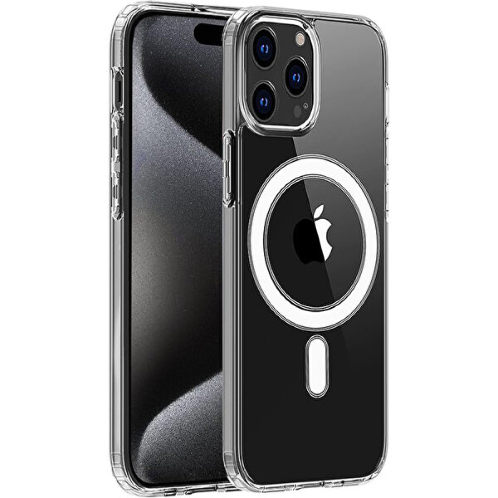 Teknomoda Apple iPhone 15 Pro Max Kılıf Magsafe Kablosuz Şarj Uyumlu Şeffaf Kapak Cep Telefonu Kılıfı Fiyatı