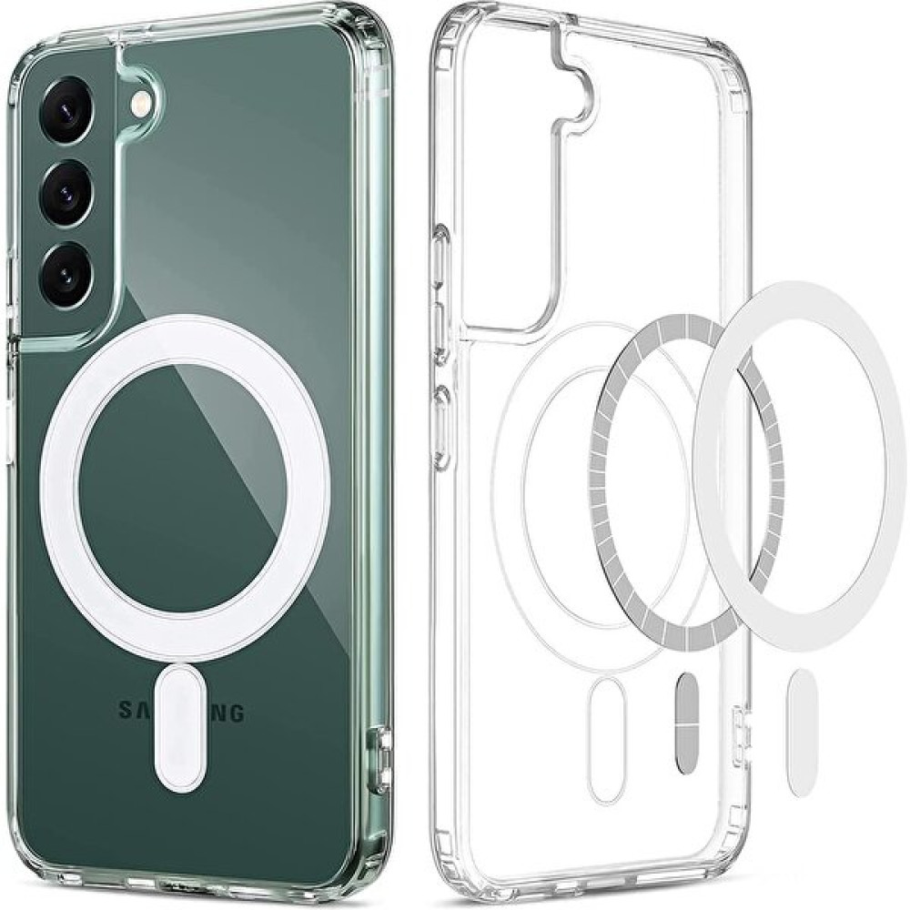 Teknomoda Samsung Galaxy S22 Kılıf Magsafe Wireless Kablosuz Şarj Uyumlu Manyetik Şeffaf Kapak Cep Telefonu Kılıfı Fiyatı