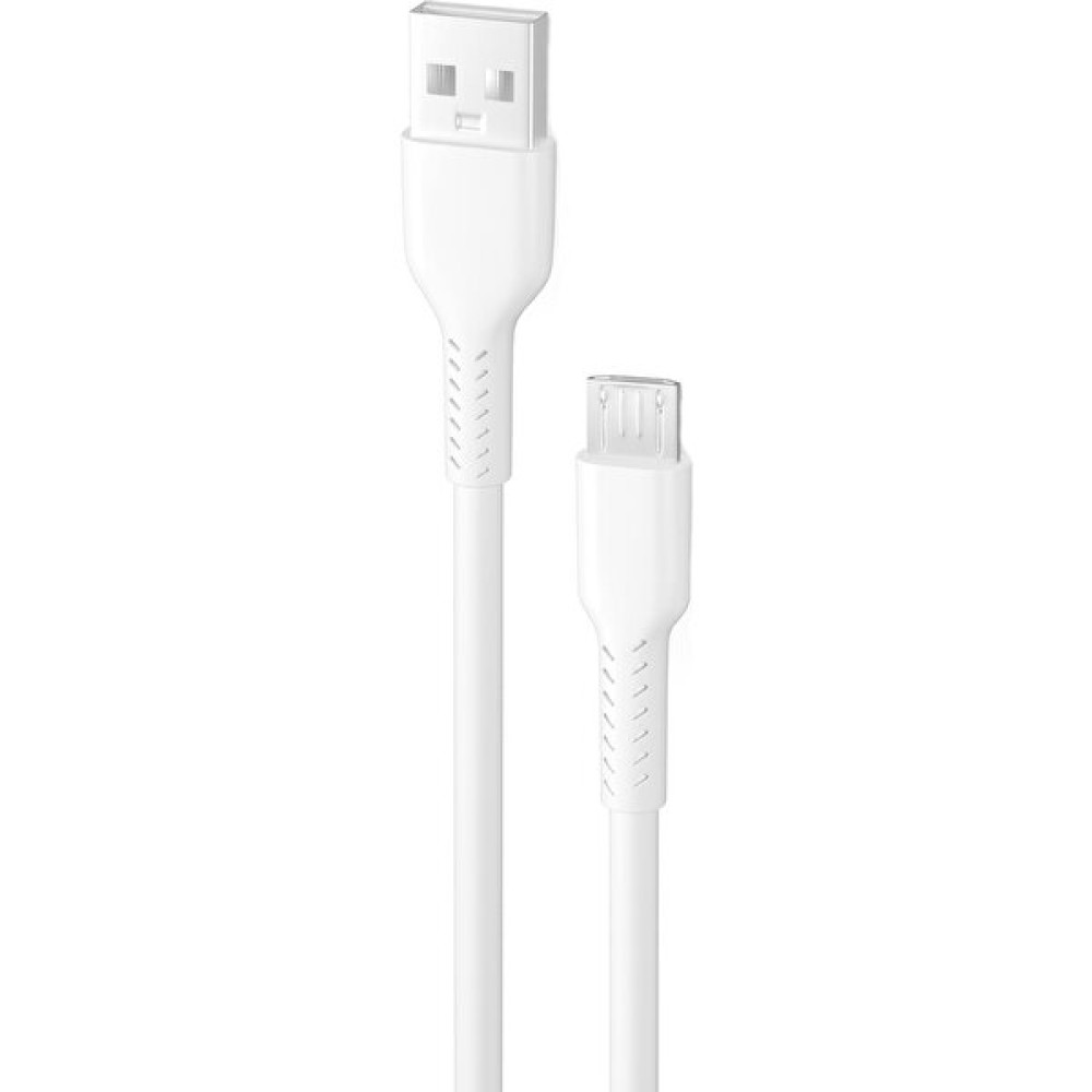 Teknonet TN-DC11 2.4A Plastik 100 cm Micro Şarj ve Data Kablosu - Beyaz Cep Telefonu Kablosu Fiyatı