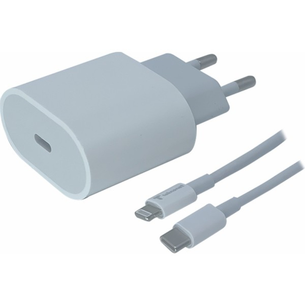 Teknonet TN-HCH11 20W Pd 1 Çıkışlı Lightning Kablo + Şarj Aleti (Kablo Dahil) - Beyaz Cep Telefonu Şarj Cihazı Fiyatı