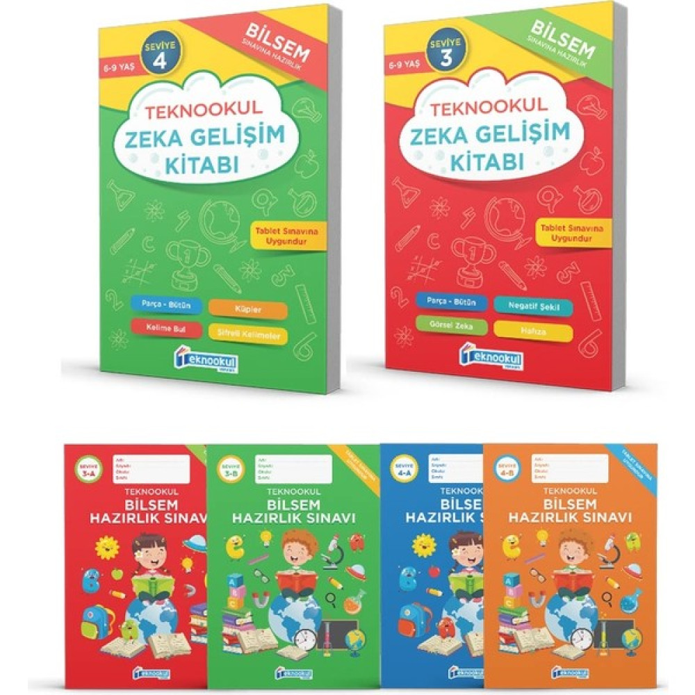 Teknookul 1. Sınıf Bilsem Hazırlık Seti Seviye 3-4 Tüm Dersler Fiyatı