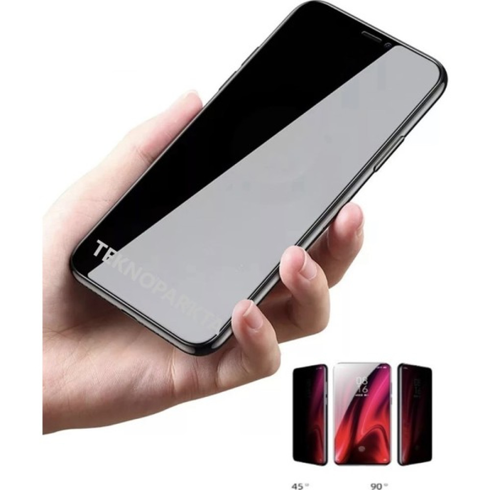 Teknoparkta Infinix Hot 20I Hayalet Ekran Koruyucu Privacy Gizlilik Filitreli Tam Kaplayan Kırılmaz Cam Cep Telefonu Ekran Koruyucusu Fiyatı
