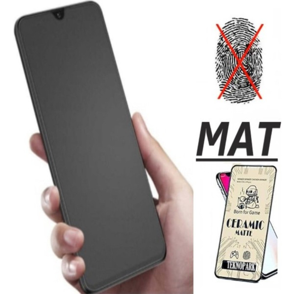 Teknoparkta Oppo A16 Mat Ekran Seramik Tam Kaplayan Kırılmaz Cam Nano Ekran Koruyucu - Mat Siyah Cep Telefonu Ekran Koruyucusu Fiyatı