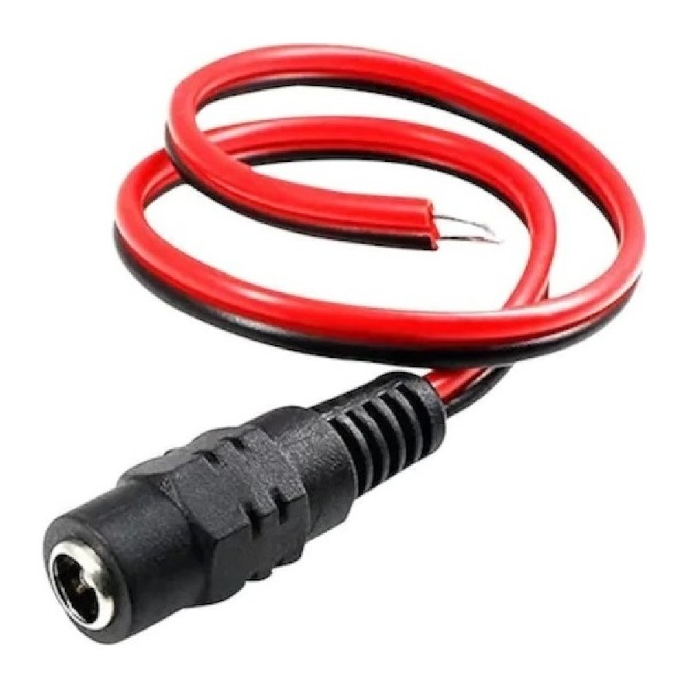 Teknosanay Güvenlik Kamerası 12V Dc Dişi Power Jack Dc Jak Kablo Bağlantı Kablosu 100 Adet Powerjack - 25 cm Güç Kablosu Fiyatı