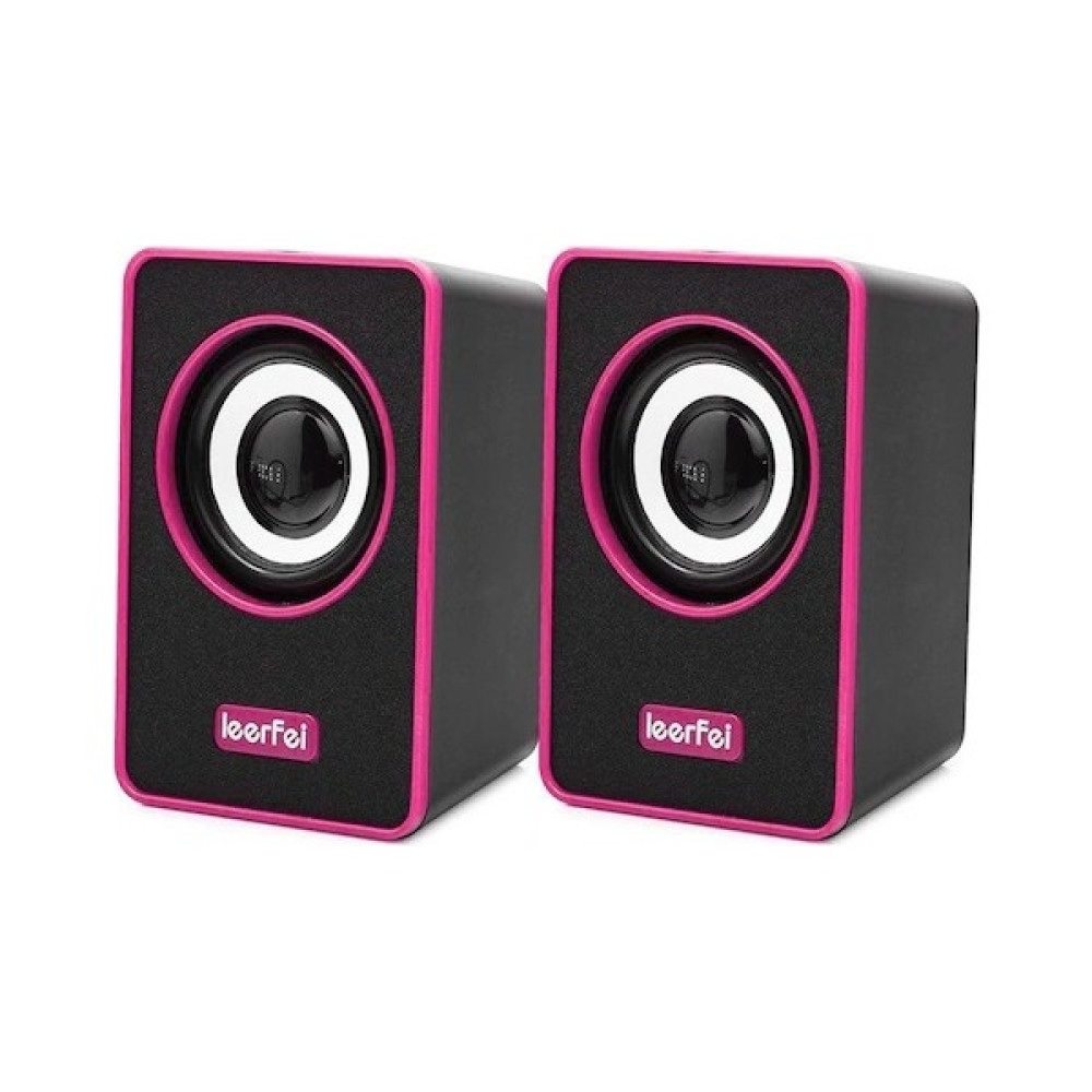 Teknosanay Leerfei N7 1+1 Bilgisayar Hoparlör USB Girişli Speaker Hoparlör - Siyah Bilgisayar Speaker Fiyatı