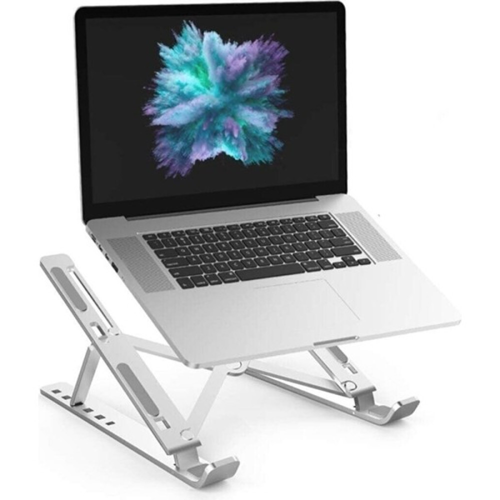 Teknosepetim Macbook Laptop Bilgisayar Standı Notebook Özel Yükseltici Stand Tablet Tutucu Ayarlı Metal Metal Stand - Beyaz Dizüstü Bilgisayar Aksesuarları Fiyatı