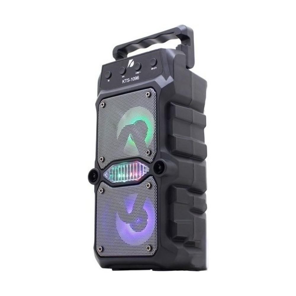 Teknospy Taşınabilir Kablosuz Bluetooth Hoparlör Büyük Boy Çift Çıkışlı Renkli Ses Bombası Hoparlör Amfi KTS-1096 Bluetooth Hoparlör Fiyatı