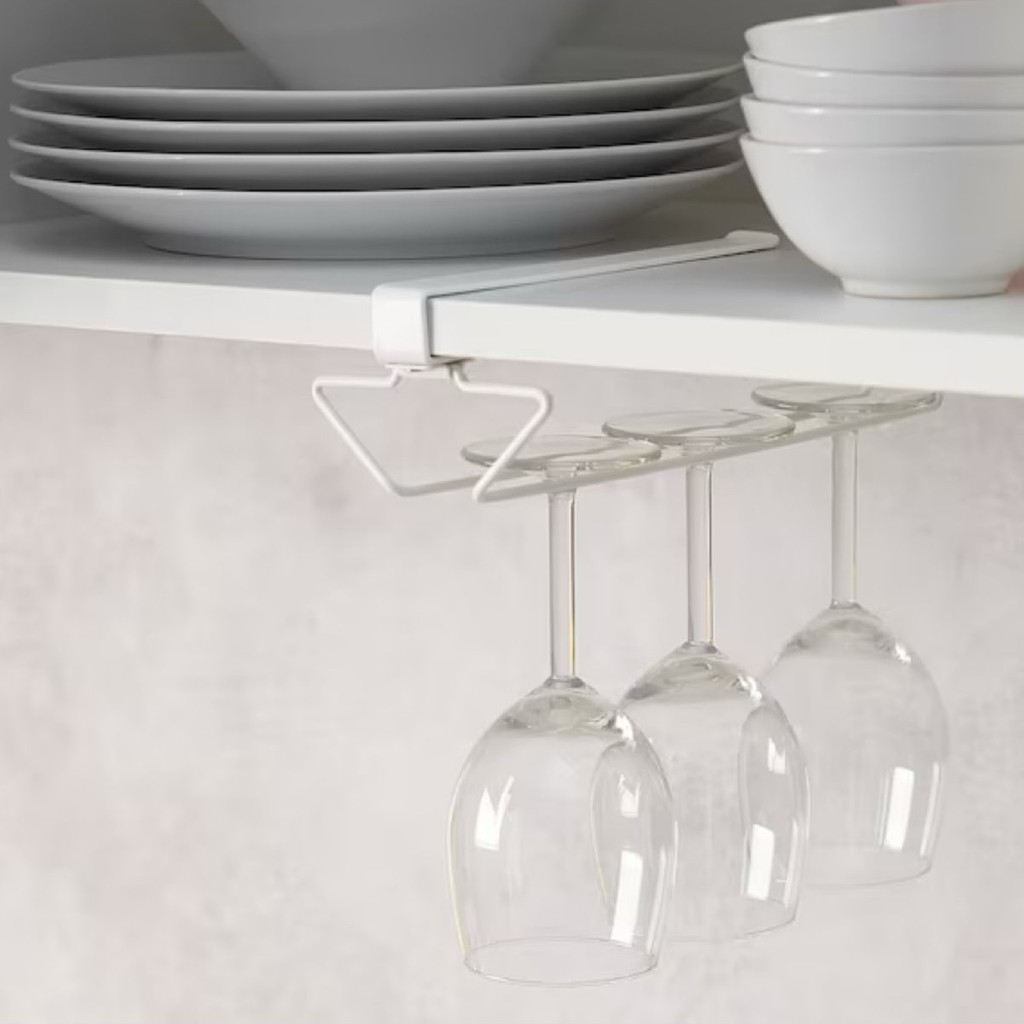 Teknotrust IKEA Palycke IKEA 29 cm çelik Rafa Takılabilen Kadeh Tutucu Raf Askısı Çelik Beyaz Şarap Kadehi Askısı - 0 - 4 x 16 x 42 cm SSD / Solid State Drive Fiyatı