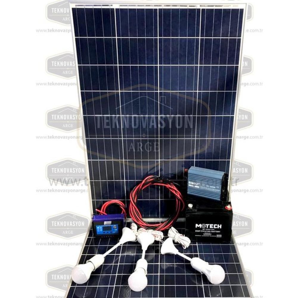 Teknovasyon Arge 105 Watt Güneş Paneli Tv Aydınlatma Paketi Solar Paket - Renkli Dış Mekan & Bahçe Oyuncakları Fiyatı