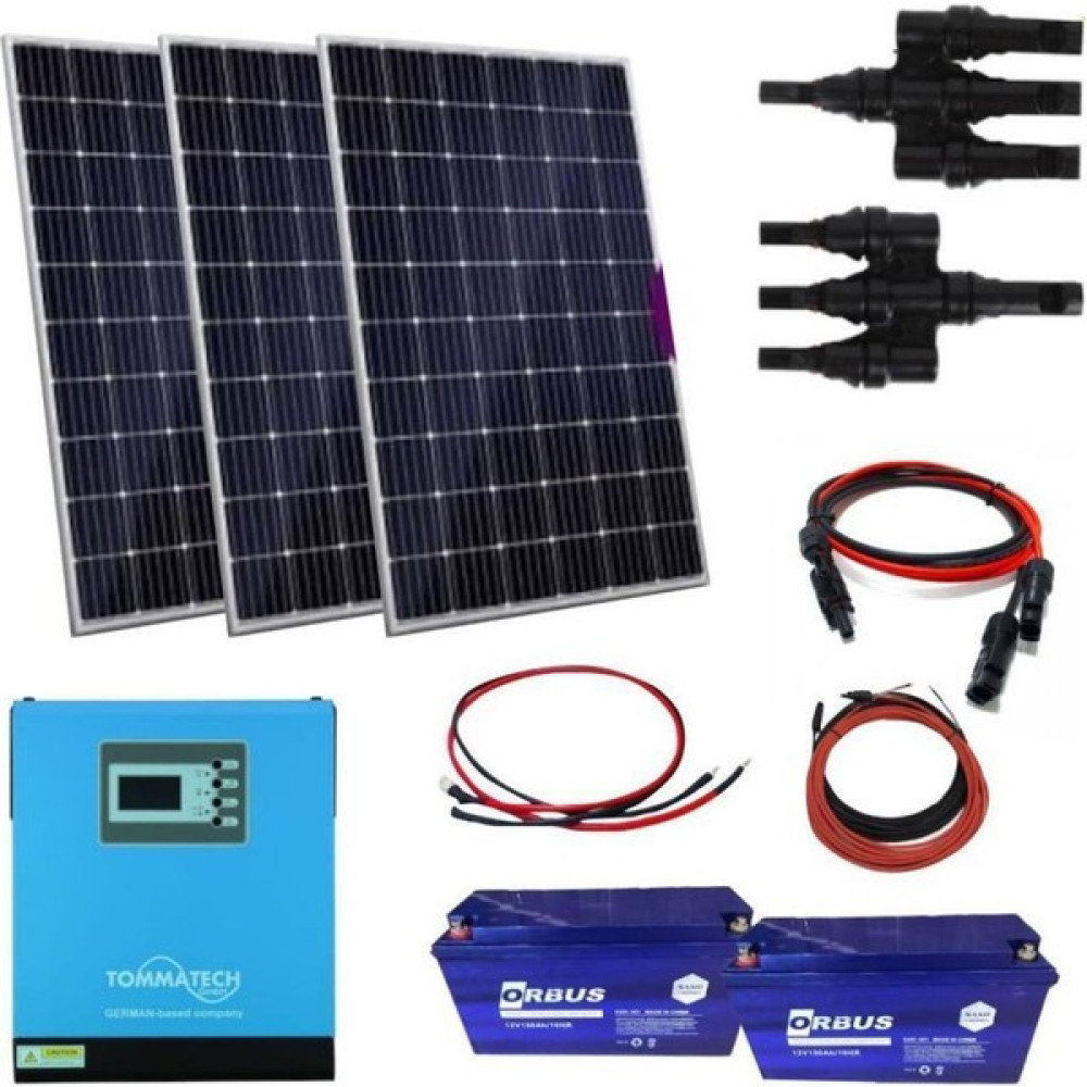 Teknovasyon Arge Güneş Enerjisi Bağ Evi Solar Paketi 3kva Inverter 280W Güneş Paneli 150AH Jel Akü Oto, Bahçe, Yapı Market Fiyatı