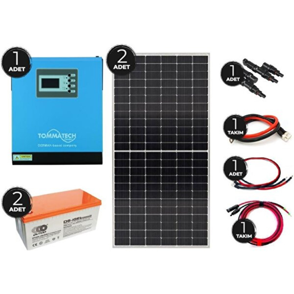 Teknovasyon Arge Güneş Enerjisi Solar Paketi 3 kva Inverter 450 Watt Güneş Paneli 150 Amper Jel Akü - Renkli Dış Mekan & Bahçe Oyuncakları Fiyatı