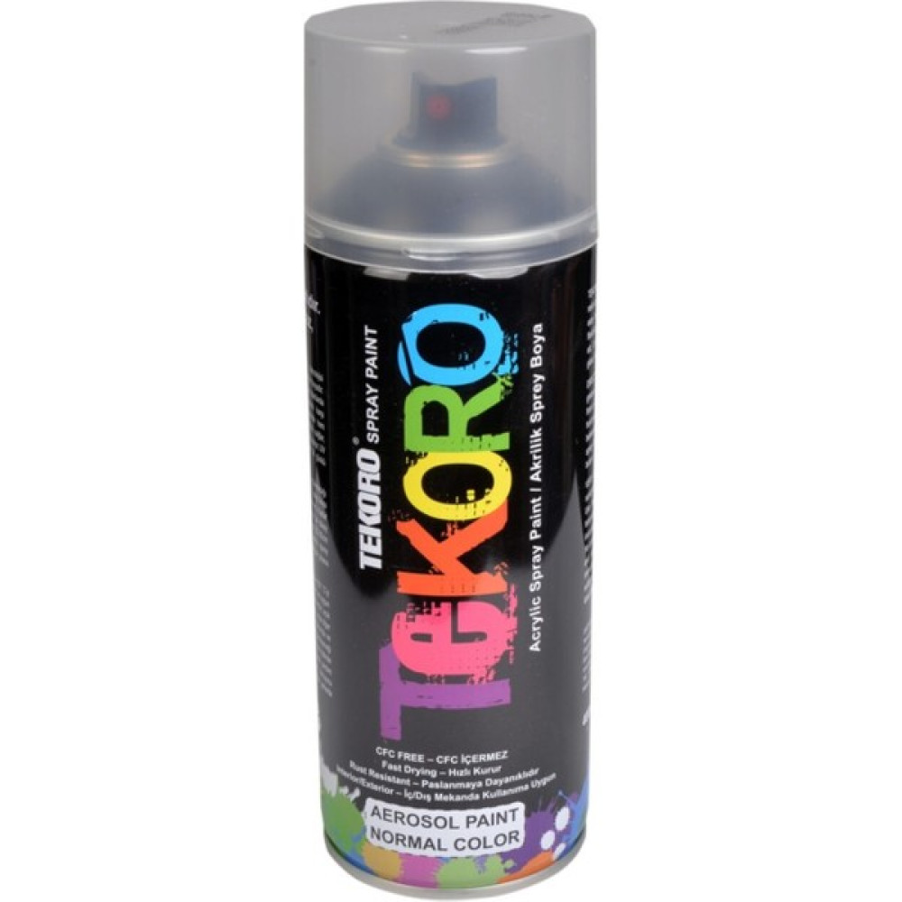 Tekoro Jet Siyah Mat Sprey Boya 400ml Ral 9005 Oto Boyaları Fiyatı