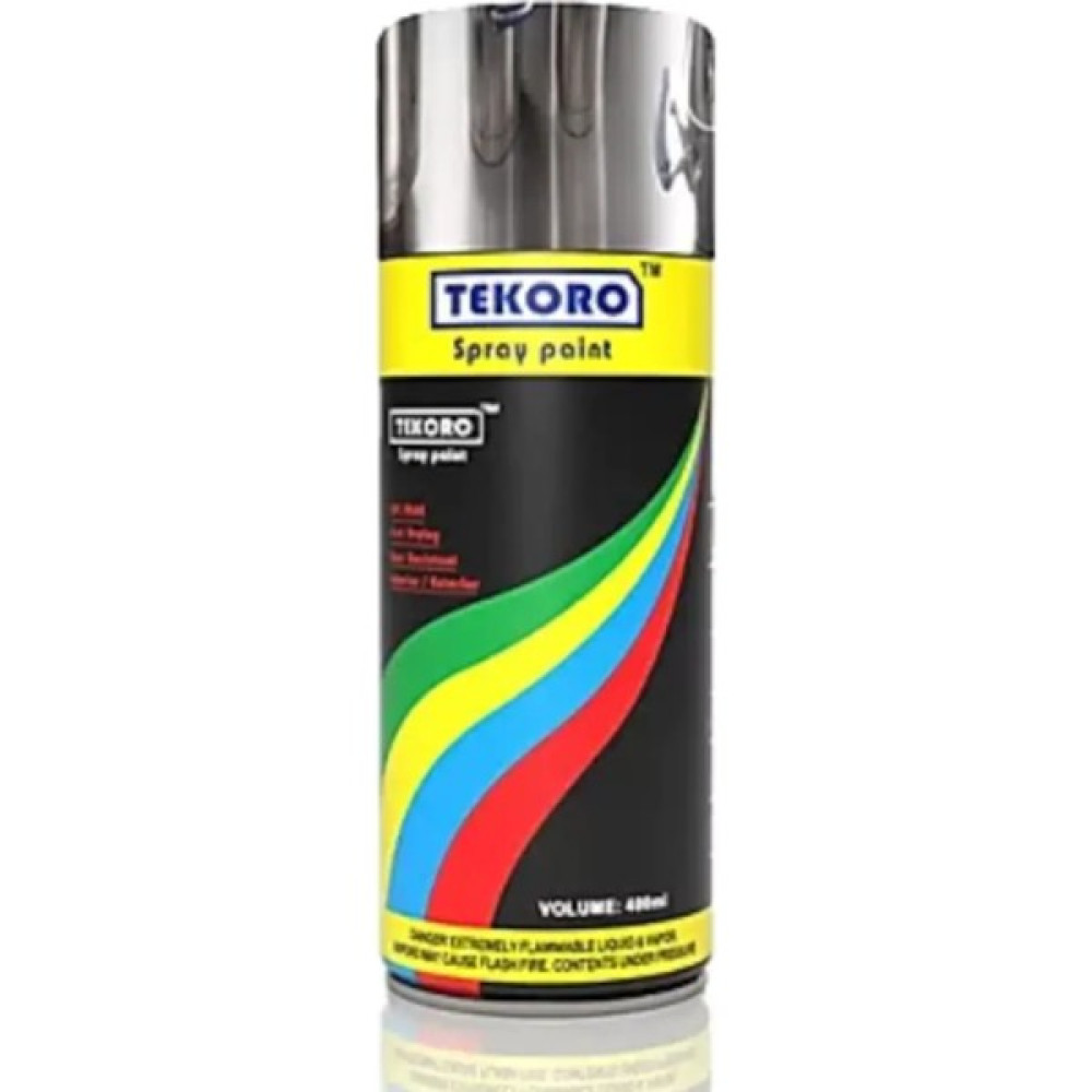 Tekoro Parlak Krom Sprey Boya 400 ml Boya Malzemeleri Fiyatı