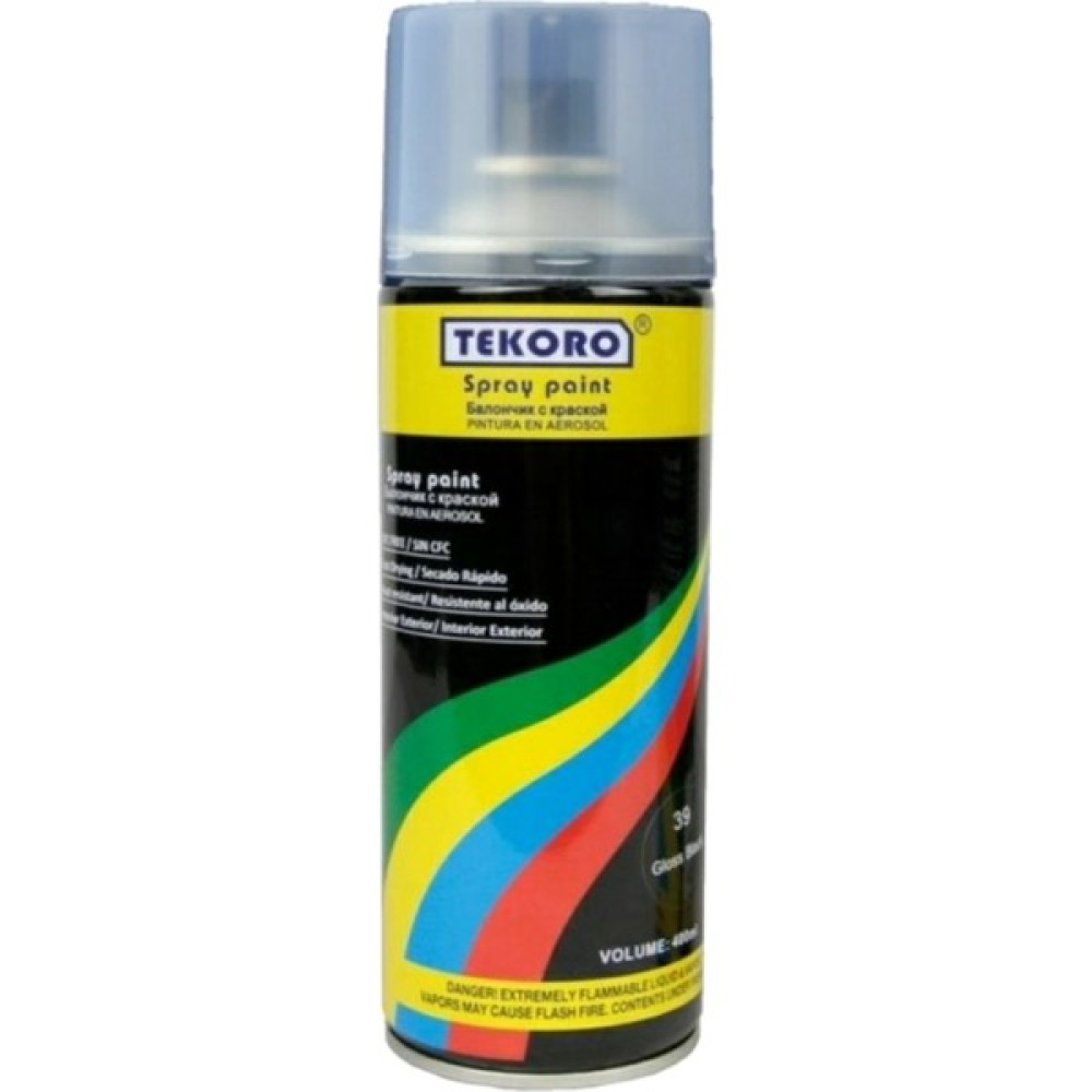 Tekoro Şeffaf Parlak Vernik Sprey Boya 400ML Oto Boyaları Fiyatı