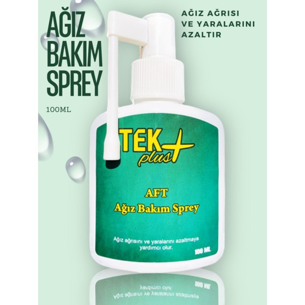 Tekplus Aft Ağız Bakım Spreyi 100 ml Ağız Gargara ve Spreyi Fiyatı