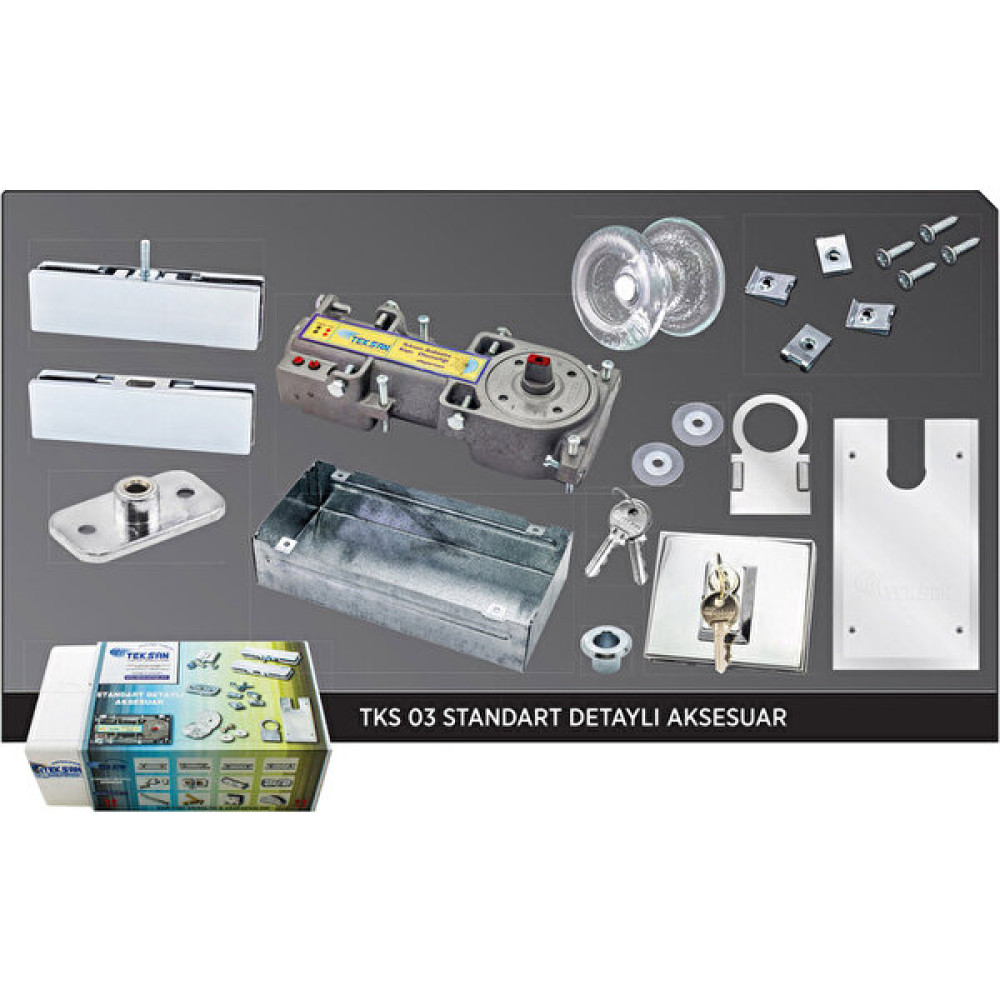 Teksan Cam Kapı Hidrolik Motor Standart Detay Aksesuar Seti Tks 03 Nalburiye & Hırdavat Fiyatı