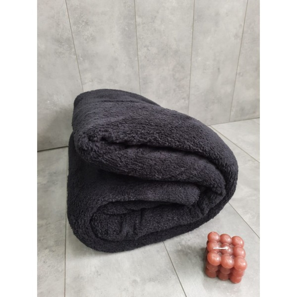 Teksev Aurora Siyah Renk Welsoft Peluş Çift Kişilik Battaniye 185 x 220 cm Battaniye Fiyatı
