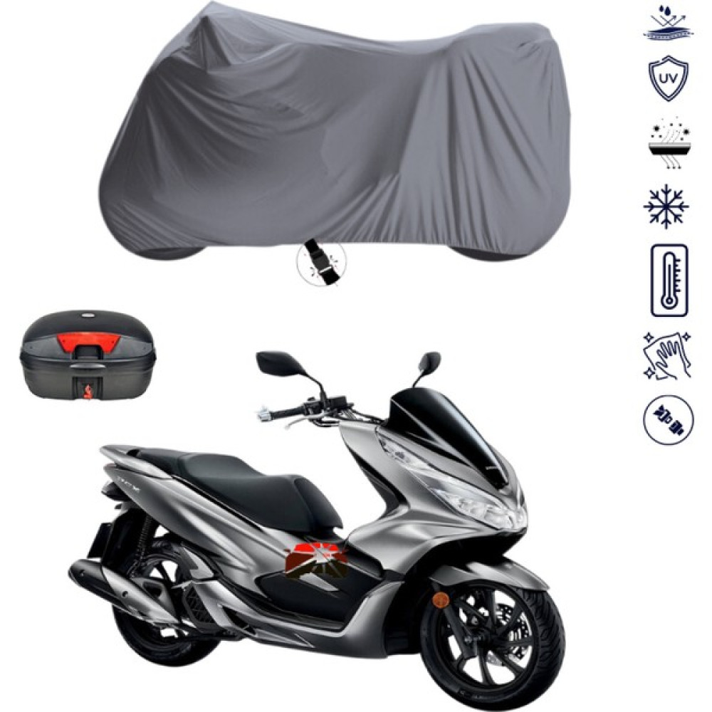 Teksin Honda Pcx 150 Çantalı Motosiklet Branda Su Geçirmez Topcase Uyumlu Motor Branda Motorsiklet Brandaları Fiyatı