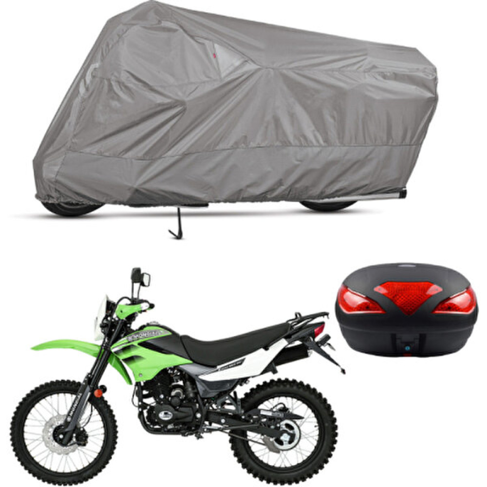 Teksin Mondial X-Treme Max 200 Arka Çanta Uyumlu Motosiklet Brandası Motor Brandası (A+ Kalite) - Gri Motorsiklet Brandaları Fiyatı