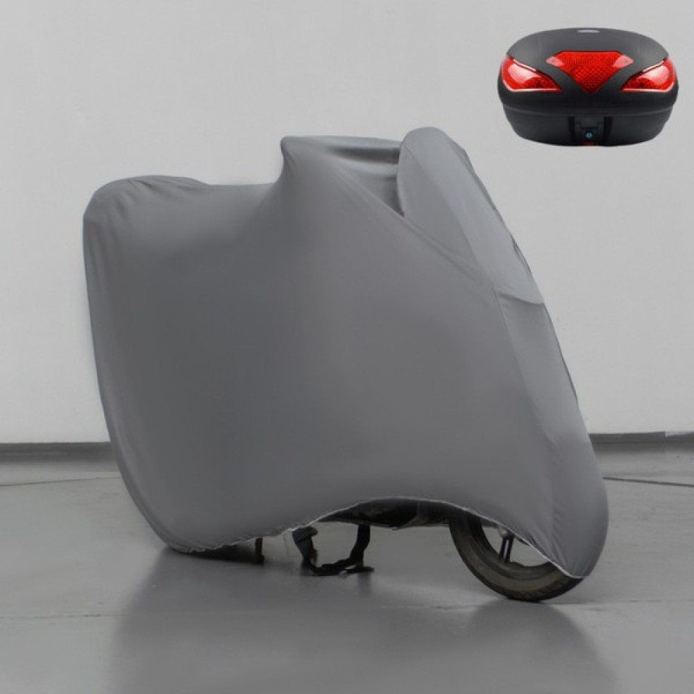 Teksin Rmg Moto Gusto Panzer 125 Çantalı Motosiklet Brandası Gri Penye Örtü Motor Brandası Motorsiklet Brandaları Fiyatı