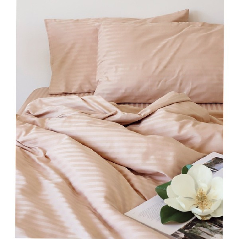Tekstil Home Lüx Otel Serisi Çift Kişilik Pamuk Saten Nevresim Takımı Çarşaf Lastikli Fitted 160 x 200 cm - Cappucino Nevresim Takımı Fiyatı