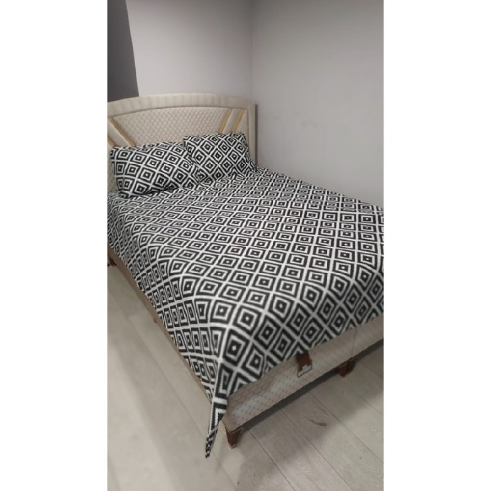 Tekstilci Çift Kişilik Nevresim Takımı Pamuklu Kumaş - Siyah - Beyaz - 200 x 230 cm Nevresim Takımı Fiyatı