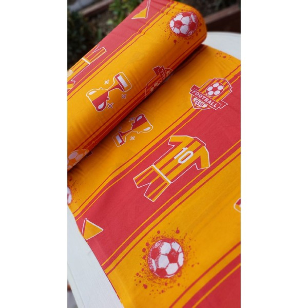 Tekstilci Tek Kişilik Nevresim Takımı - Sarı - Kırmızı - 160 x 230 cm Nevresim Takımı Fiyatı