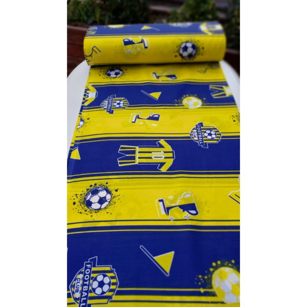 Tekstilci Tek Kişilik Nevresim Takımı - Sarı - Lacivert - 160 x 230 cm Nevresim Takımı Fiyatı