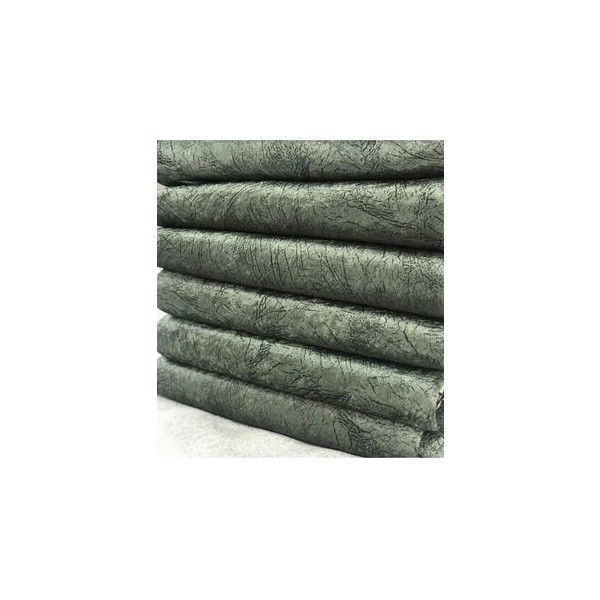 Tekstilsa Yeşil Damar Desenli Kadife Koltuk Çekyat Örtüsü Parlak Kaymaz Taban Süngerli 1 Adet - 170 x 210 cm Diğer Fiyatı