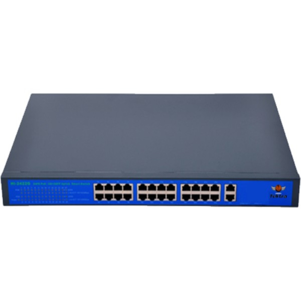 Tektra 24 Port + 2 Uplink Poe Switch TKS-2420GBL-A - Gri Oto Boyaları Fiyatı