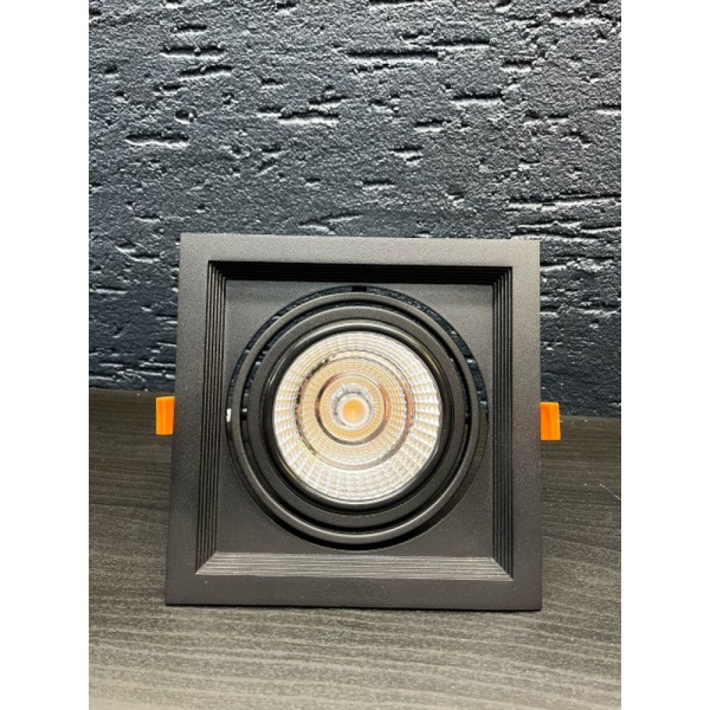 Tekwat Ar 111 Cob LED Tekli 25 Watt Işık Çerçeveli Sıva Altı 5700K - Siyah Spot Fiyatı