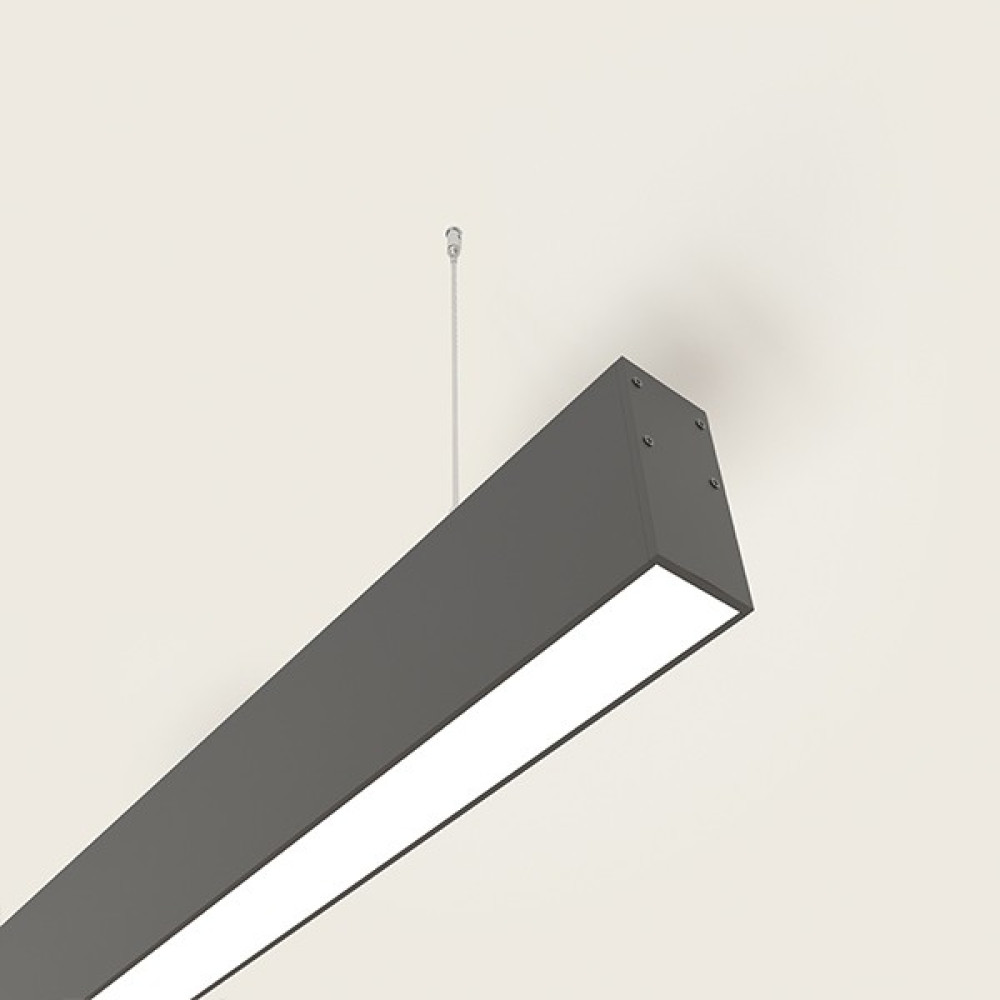TekwaT Lineer Sıva Üstü -Sarkıt 3CMX120CM - 4000 kelvin - Siyah Avize Fiyatı