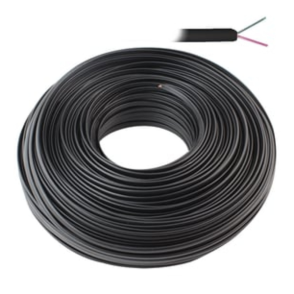 TELEFON KABLOSU 2Lİ SİYAH FLAT KÖKEN 100 METRE POWERMASTER Ses Kablosu Fiyatı