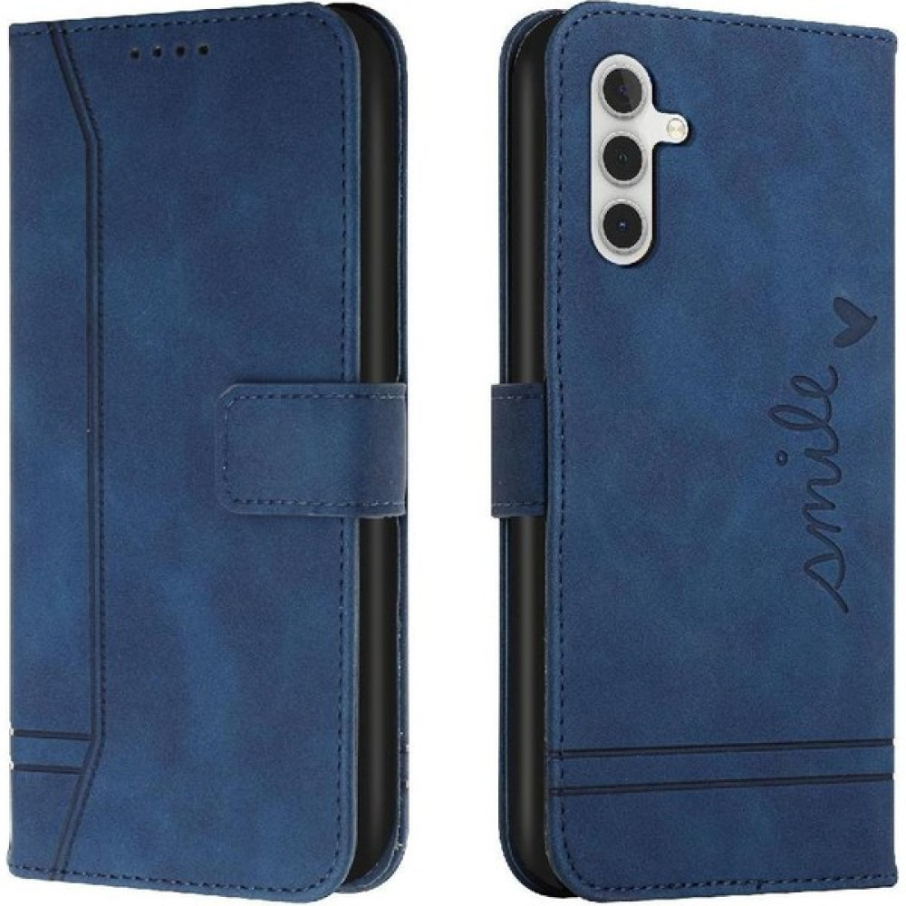 Telefon Kılıfı Için Samsung Galaxy A15 4g/5g Kart Yuvaları Kapak Flip Folio Cüzdan (Yurt Dışından) - Mavi - Galaxy A15 4G Cep Telefonu Kılıfı Fiyatı